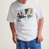 Vans X Atiba Collaboration Soft Comfortable Simple Round Neck Short Sleeve T-Shirt Unisex Tops VN000QJPWHT