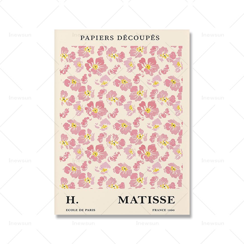 Flower Market Print Exhibition Poster Matisse Yayoi Kusama Abstract Wall Art Canvas Painting Nordic Living Room Decor Pictures
