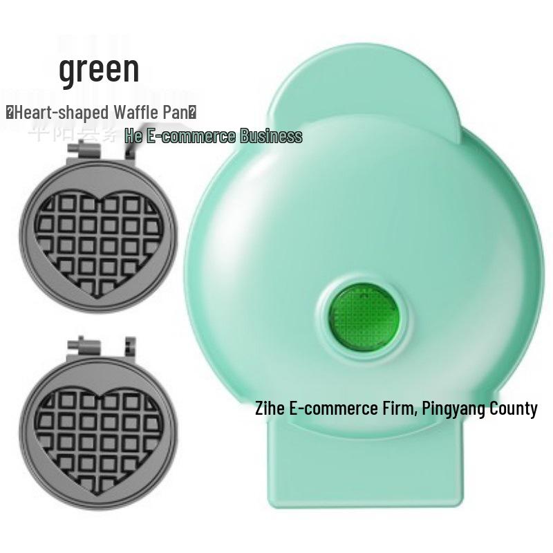 Mini Waffle, Bread, Crepe, and Sandwich Maker - All-in-One Breakfast Machine