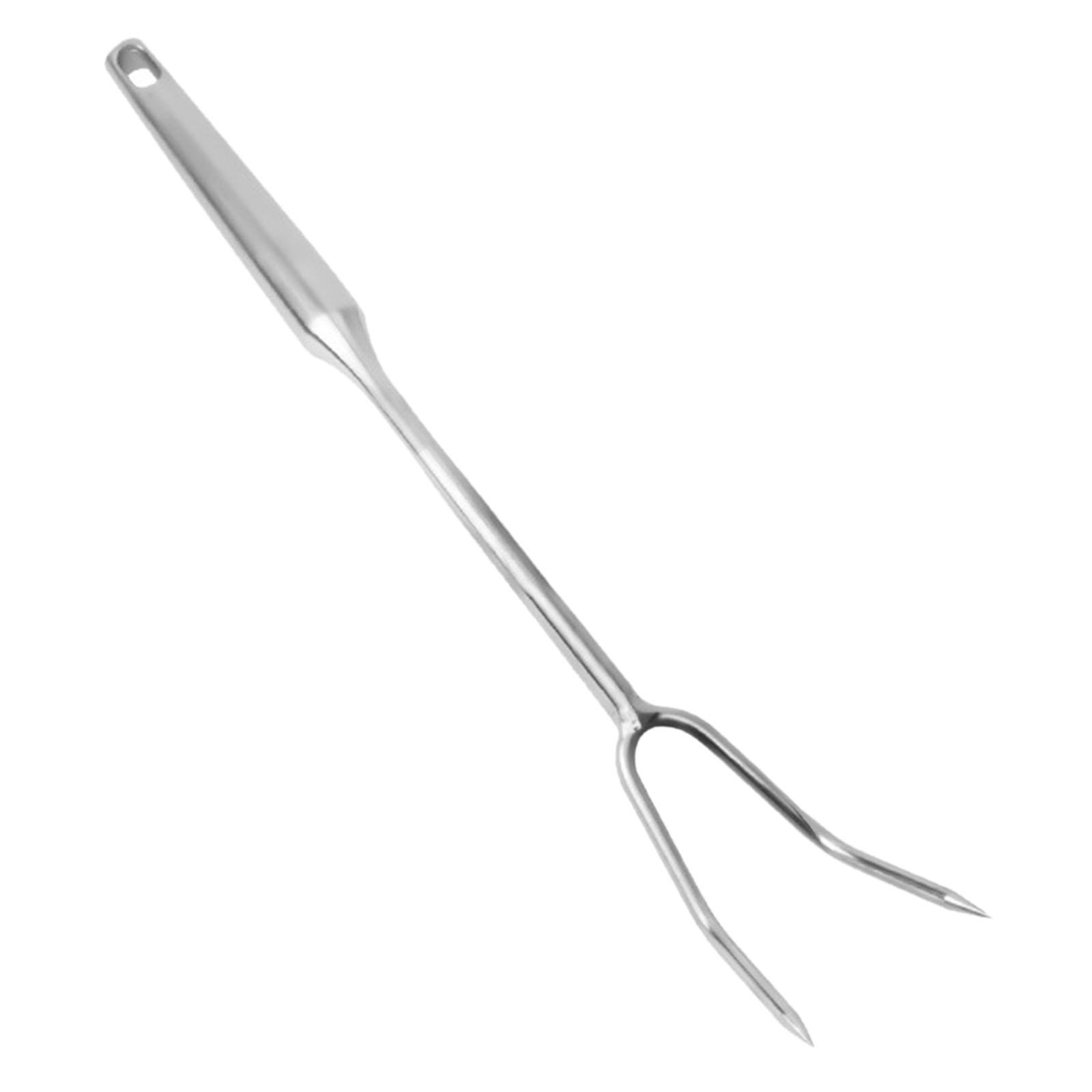 

Carving Fork for Meat Easy to Clean and Use Multipurpose Kitchen Utensils Handheld 304 Stainless Steel for Serving Carving