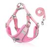 Puppy Chest Strap Chihuahua Harness Clothes Vest Small Medium Dog Harness Leash Set Pug Reflective Walking Straps Pet Supplies