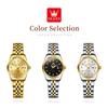 OLEVS 5526  Customized Design Waterproof Luxury Casual Ladies Luminous Stainless Steel Sports Watch Bands Quartz Watches