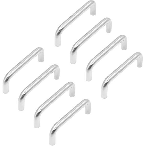 Round Bar Cabinet Pulls,ULIFESTAR SUS304 Wired Cabinet Pull,Sturdy Wire Pull Solid Handle,Durable Solid Core Cabinet Pulls,8PCS Modern Luxury Drawer