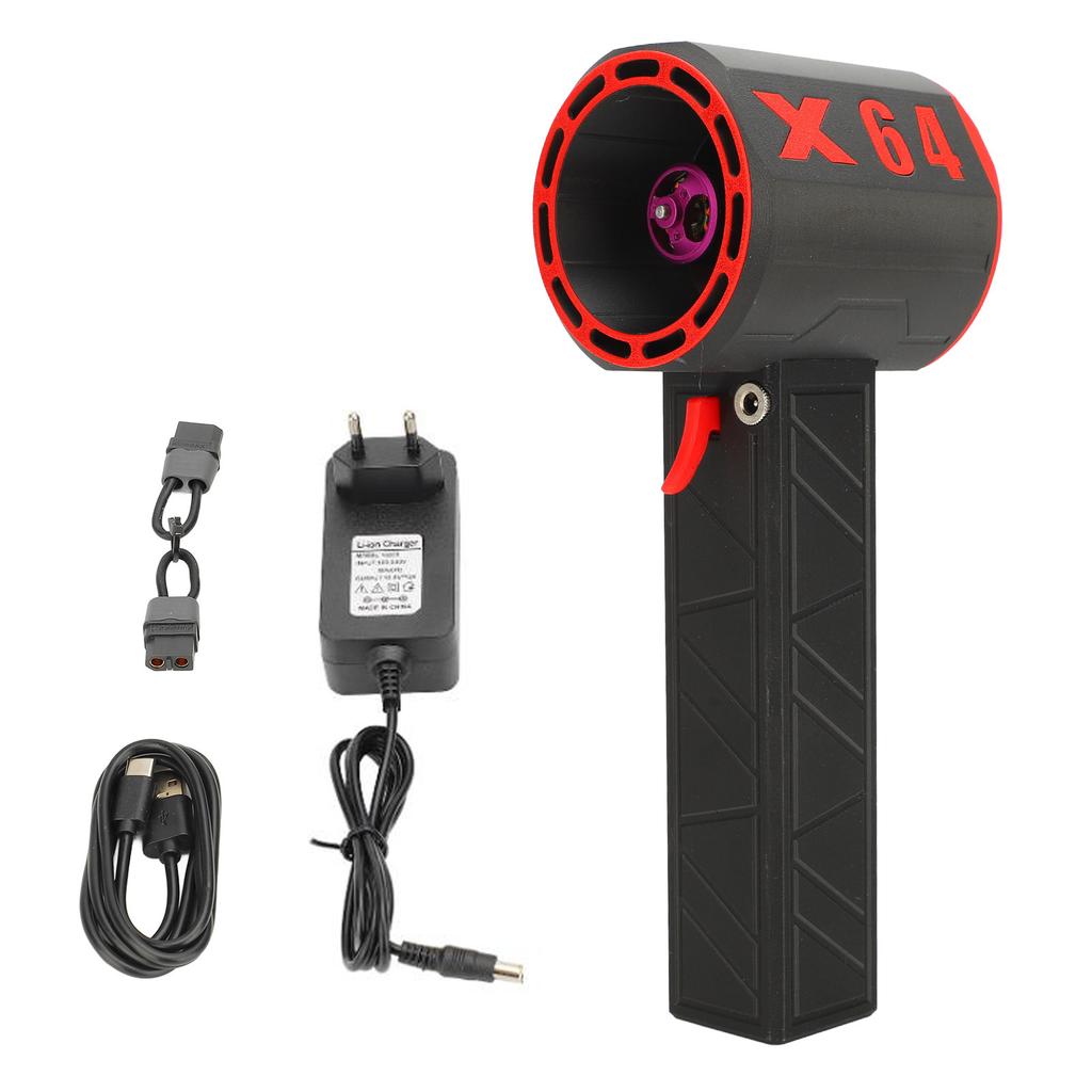 Jet Dryer Blower Violent Turbo Fan 11 Blade 8000mAh Brushless Motor 64mm Duct Jet Fan 1400g Thrust