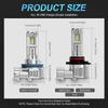MAXGTRS 2X H11 H9 H8 LED Fog Lamp Canbus No Error H10 9005 9006 H16JP HB3 HB4 Bulb 6500K 3000K Daytime Running Light