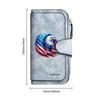 Patriotic Eagle Print Long Wallet Fashion Portable Card Holder
