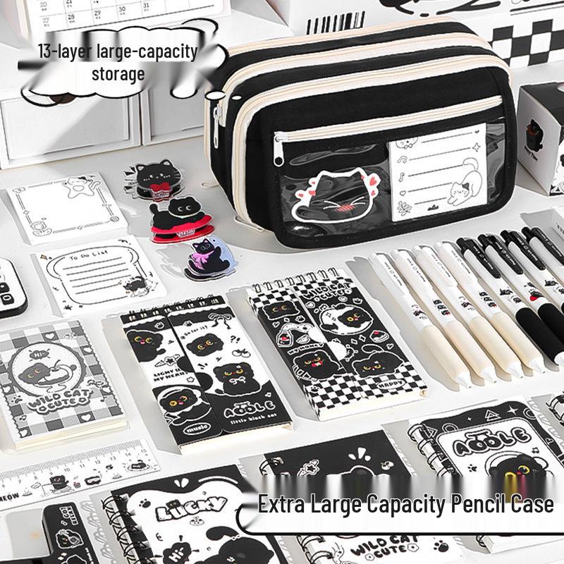 Adorable Large Capacity Stationery Box for Kids - Stylish Pencil Case