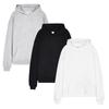 American Solid Color Velvet Hooded Sweatshirt for Men's Thick Loose Hooded Hoodie