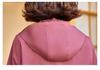 Mother's Wear 2026 Spring/Autumn Hooded Jacket for Women - Middle-aged & Elderly, Loose Stylish Top