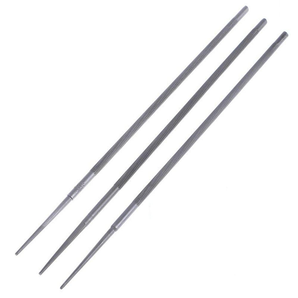 3Pcs Round Grinding File Hand Tools Chain Files Durable Logging File  Grinding Tool