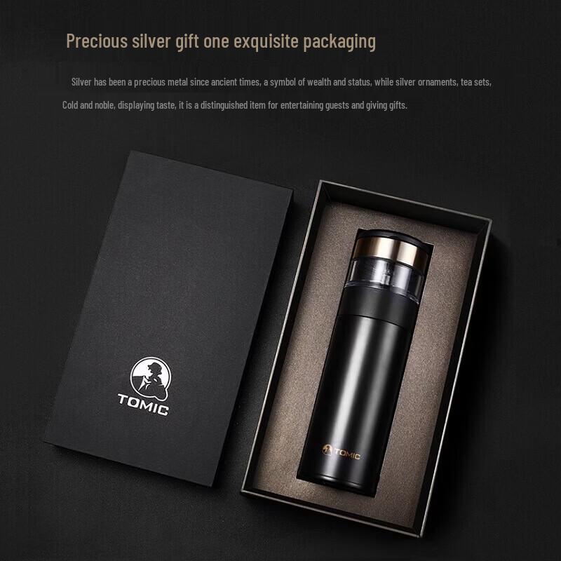 TOMIC Ceramic Lined Tea Infuser Thermos