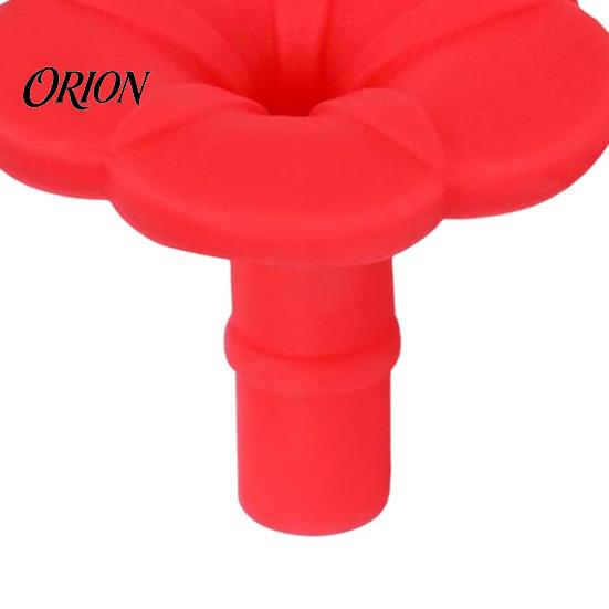 Universal Hummingbird Feeder Replacement 4PCS Parts, Simulated Red Flowers Shape, Durable Component Fit Silicone Waterproof Bird Accessories,