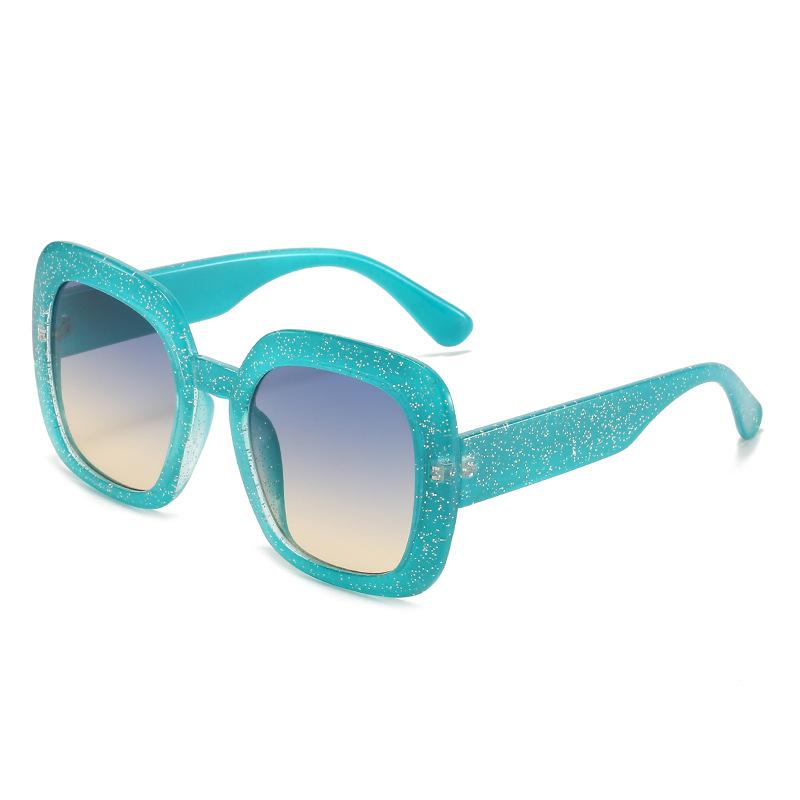 Large Square Sunglasses, Personalized Trendy Square Glasses, Glitter Sunglasses For Women