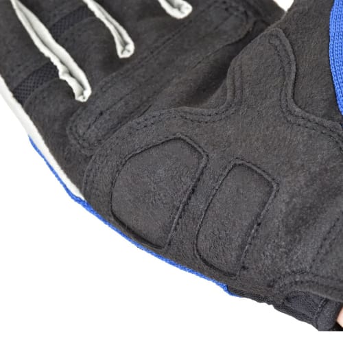 Komine Motorcycle Instructor Gloves Pro Advance POLICEPRO Gray/Bl L GK-135 726 For Spring, Summer, and Autumn