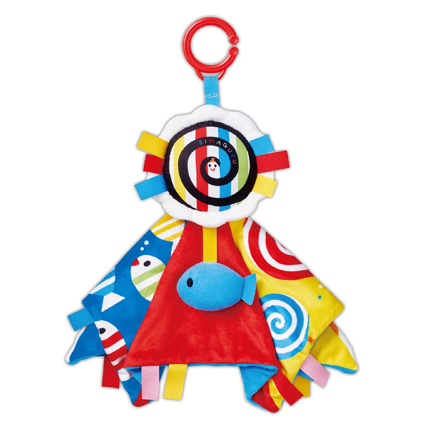 

JOYPALETTE Striped Round Tag-Filled Fluffy Baby Blanket, W230mm x H300mm x D40mm