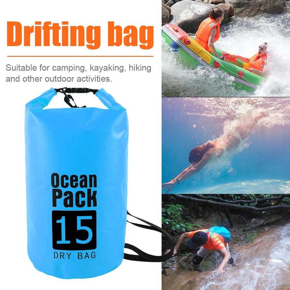 2L/3L/5L/10L Wasserdichter Packsack PVC Schwimmen Rafting Kajakfahren Flusswandern Schwimmen Segeln Bootfahren Wasserbeutel