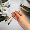 304 Stainless Steel Mixing Spoon Long Handle Dessert Spoon Milk Tea Honey Spoon Coffee Spoon Soup Spoon Outdoor Tableware