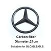 1Pcs ABS Car Front Grille Badge Decal Cover Emblem For Mercedes Benz W204 W205 W210 W211 W212 W213 C E Class GLA GLK ML GLC GLE OP3