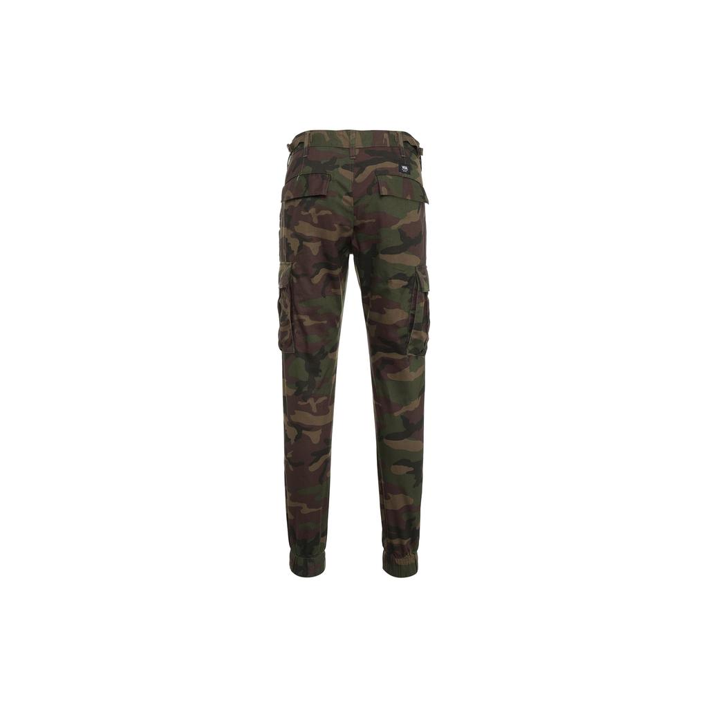 Vans Loose Fit Cargo Sports Multi-Pocket Casual Pants Unisex Pants Camouflage VN0A36LNCMA