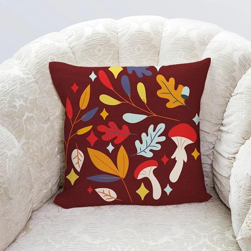 45x45cm Cute Cartoon Series Polyester Hold Pillowcase Kawaii Home Decoration Living Room Sofa Chair Car Bed Cushion Cover