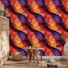 Ink Wallpaper Red, Peach and Orange 50x1000