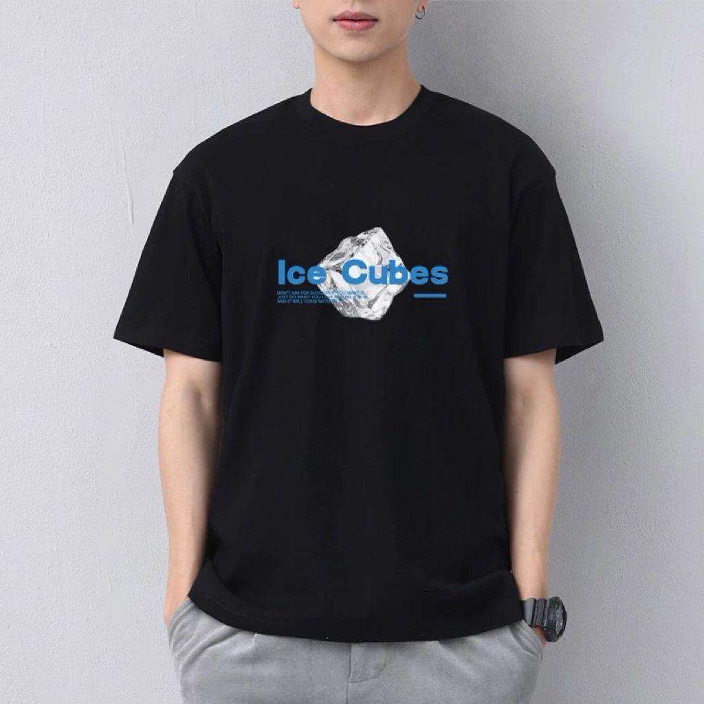 

Été 2025 Nouvelle Impression De Coton T Tendance T-shirt Ample Américain Décontracté Noir À Manches Courtes Pour Hommes 4XL