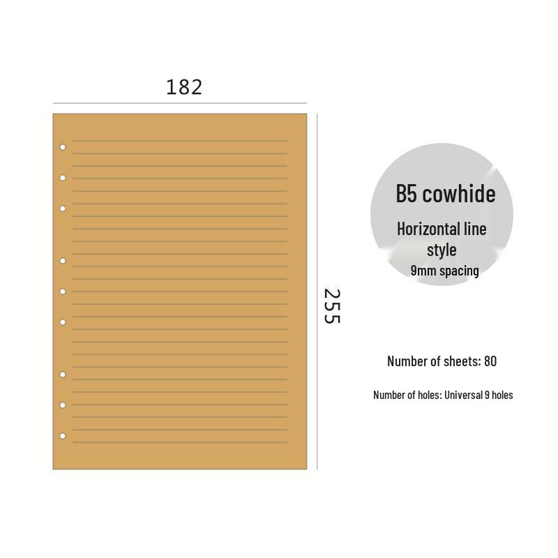 7-inch A6 B5 Loose-leaf Notebook A5 Notepad Replacement Pages