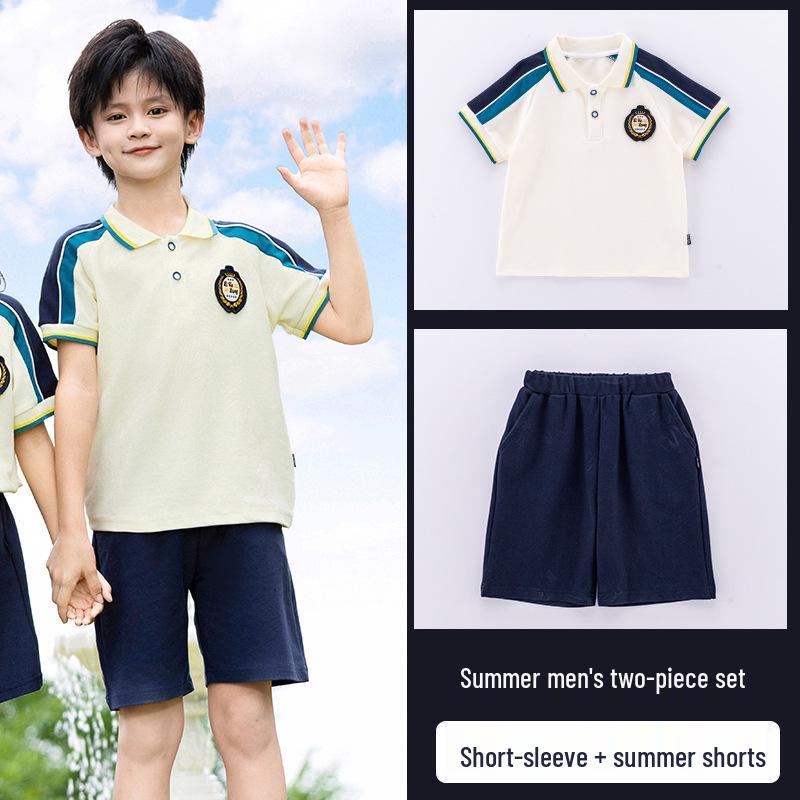 Children's Spring/Autumn Uniform Set: Primary School 3-Piece, Sports Class, Kindergarten 4-Piece