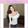 Oversize T Shirt With One Shoulder Design For Women Spring Fashion