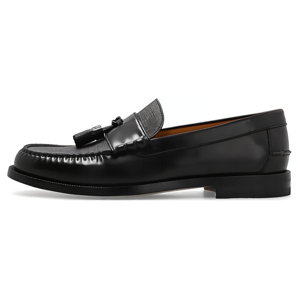 GUCCI Tassel-detail GG Canvas Loafers 673817 17X30 1000