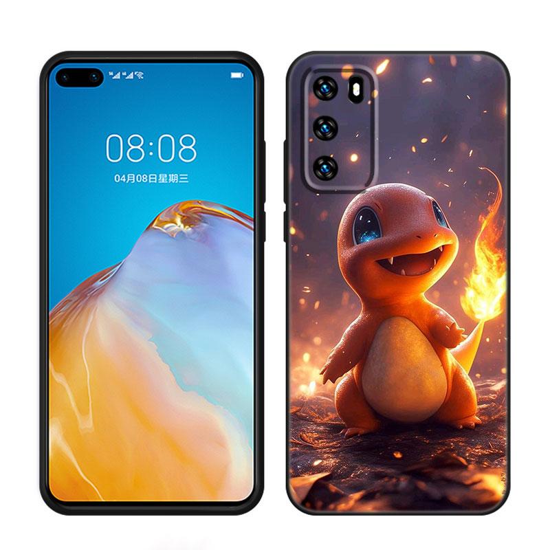 Cute CCharmander PPokemon Phone Case For Huawei Pura 70 Ultra P20 P30 P40 Lite P60 Art P50 Pro P50E P Smart 2018 2019 2020 2021