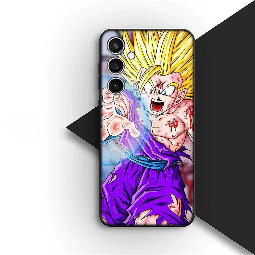Cover for Samsung Galaxy S20 S22 S21 FE Ultra Plus A07 A17 A15 A16 A25 A57 A37 Phone Case Anime Son Gohan Dragon Gokus Ball
