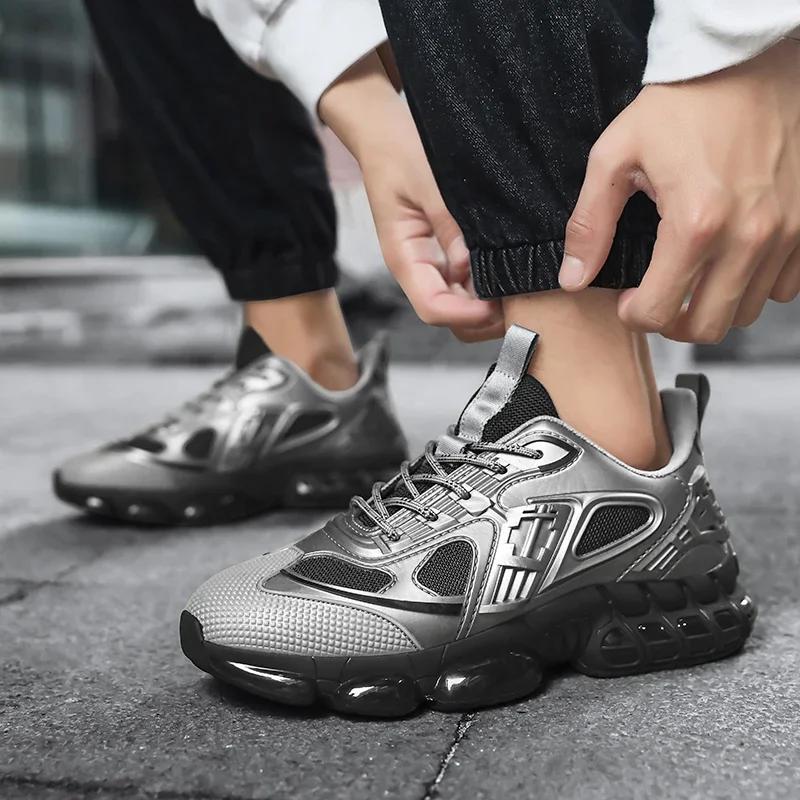 Pánské boty Tenisky Pánské tenisky Luxusní boty Pánské ležérní Trenér Závody Prodyšné módní povaleče na běhání Boty pro muže