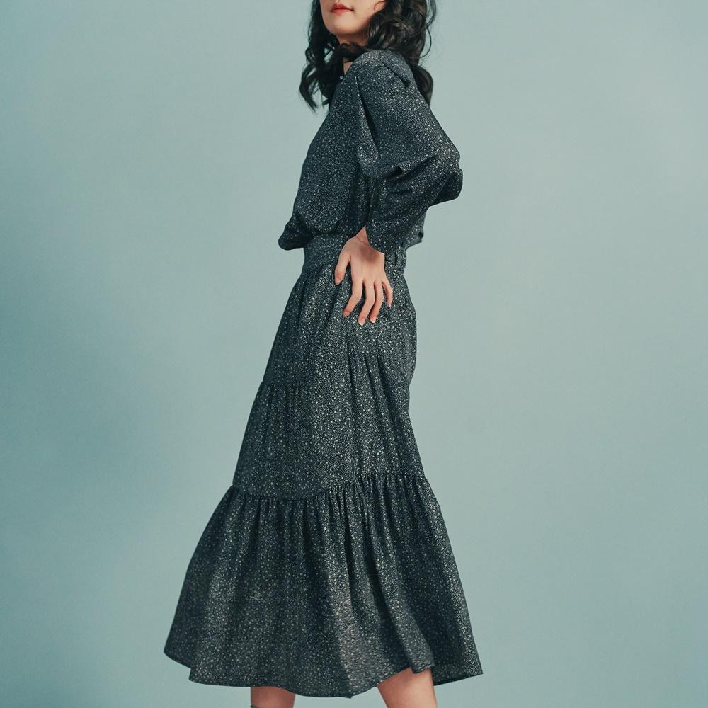 PREENJ Round 3-Pleated Long Dress