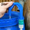 Regenwassernutzungszubehör Schnellkupplung Befüllung 3D-Haken Gartenschlauch Bedruckter Anschluss Wasserrohr Befestigungshaken für Pool Teich