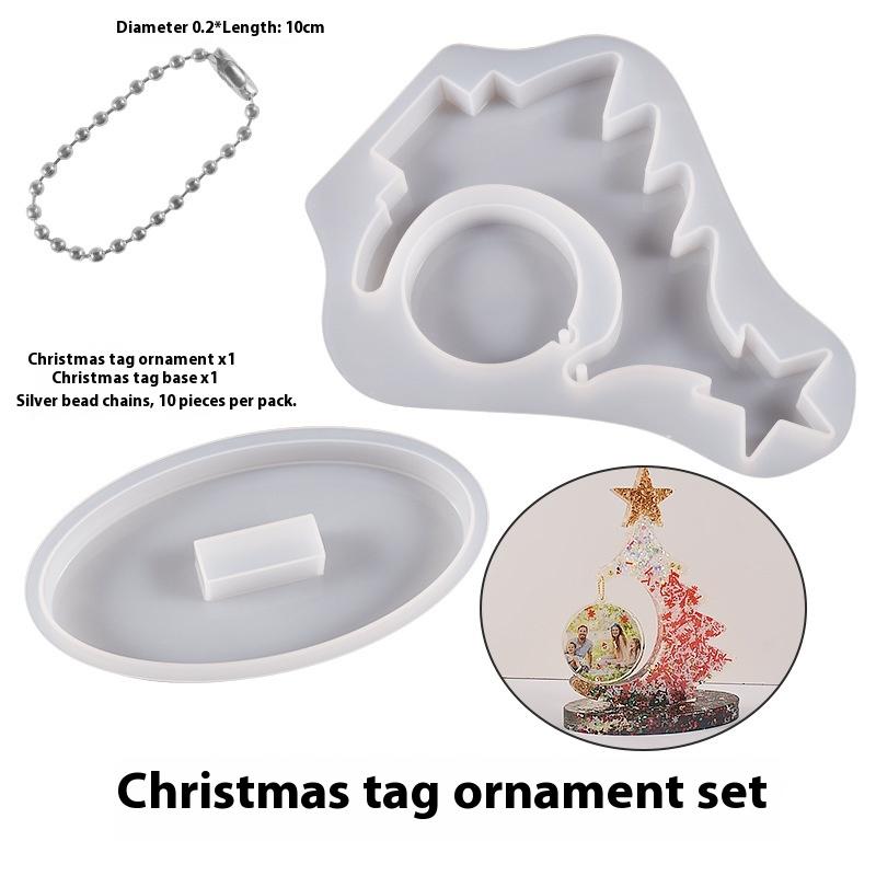 

Инструменты для изготовления фоторамки в виде рождественской елки своими руками, форма для рукоделия из эпоксидной смолы и хрустальной смолы, силиконовая форма ручной работы для домашнего декора A3