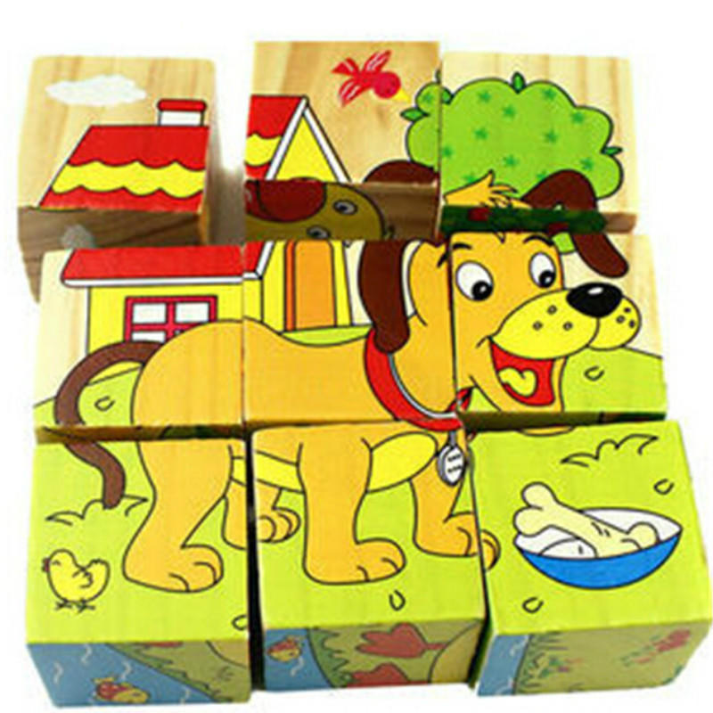 Buy Kids Toy Wooden Puzzles 3D Jigsaw Puzzle Early Educational Toy ...