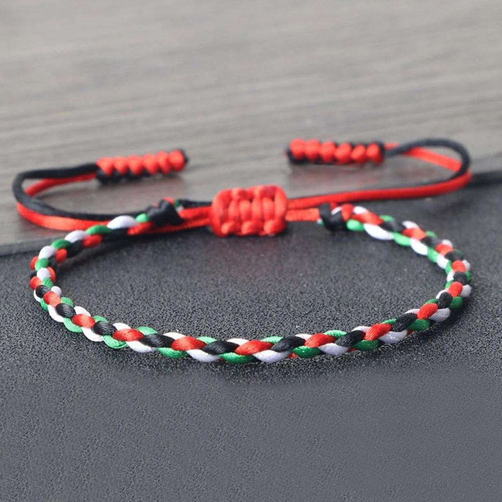 Fashionable Watermelon Cotton Hand Rope Portable Bracelet Sturdy Wristband Jewelry Accessory for Outdoor Activities