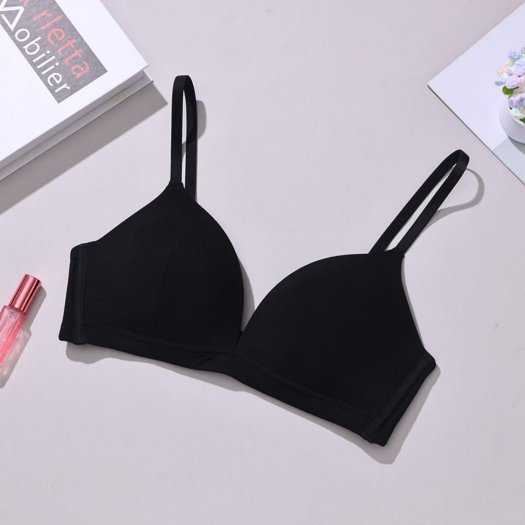 Traceless sexy deep underwire bra women's underwear small breasts gathered women's autumn breathable