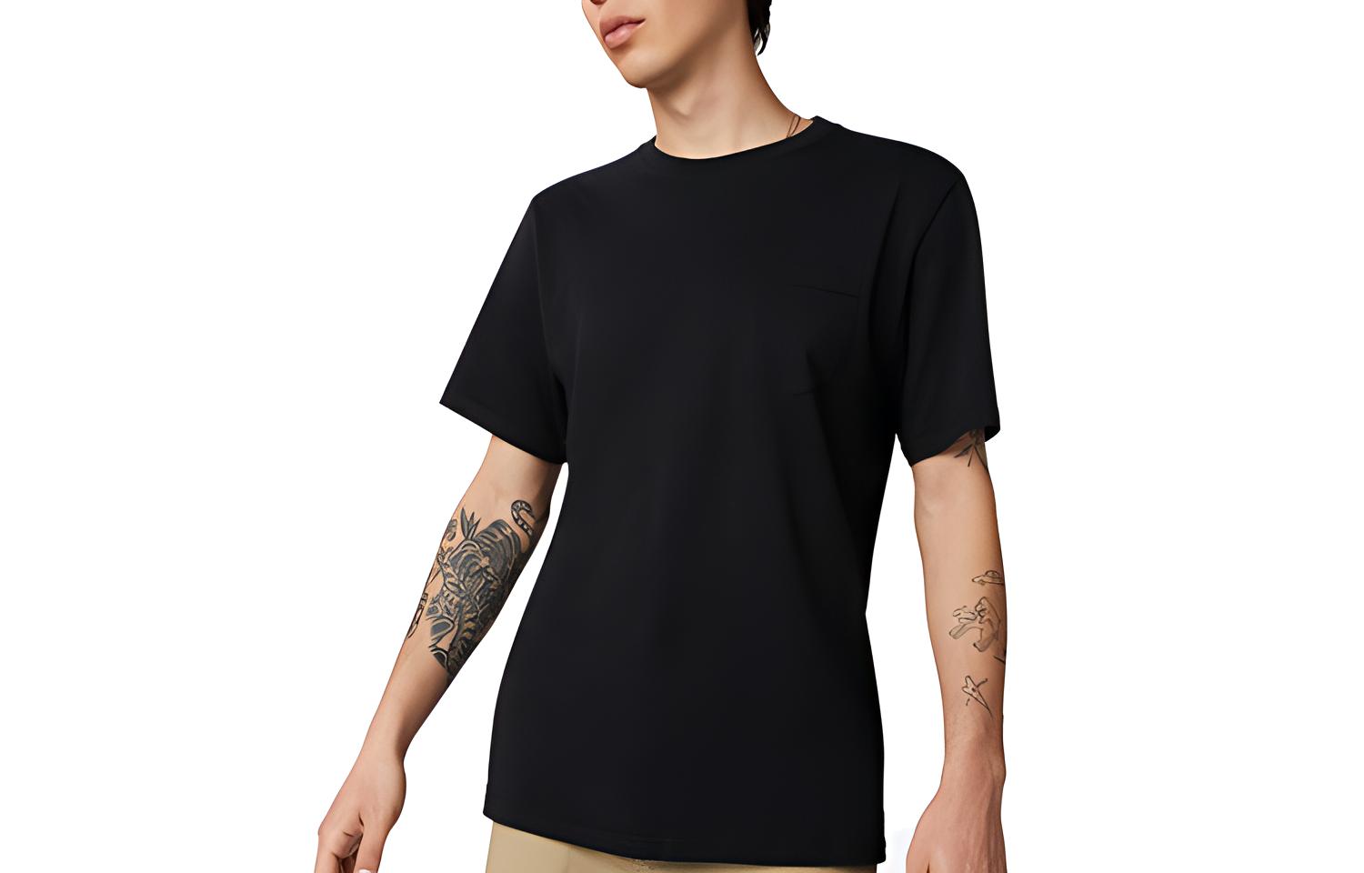 Converse Renew Pocket T Shirt Men s Black 10019650-A01 M