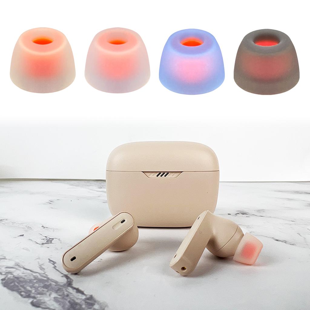 Ørepropper i silikon for JBL T230NC TWS Live Pro+ øreproppsett 6 stk i valgfri størrelse og farge