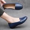 Spring New Medium and Comfortable Soft-soled Shoes Round Head Flat-soled Doudou Shoes, Shallow Single Shoes for Pregnant Women