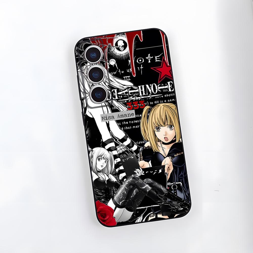D-Death Note Phone Case For Samsung S25 Plus S20 S20 Plus S22 Ultra S23 FE S21 Plus S21 Ultra Soft Cover