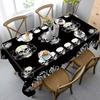 Gothic Night Rectangle Table Cloth for Table Decor Kitchen Dining Waterproof Reusable Tablecloth for Tables Indoor Outdoor