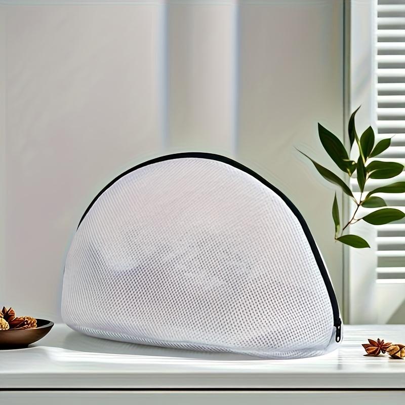 1pc Mesh Washing Bag with Zipper - Ideal for Shoes, Bras,Underwear - Prevents Deformation, Protects Delicates in Washing Machine