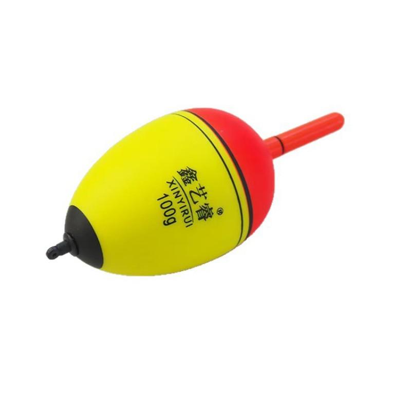 LED Illuminated Foam Fishing Float Night Sea Soft Buoy Carp Bighead 20g-100g With Battery