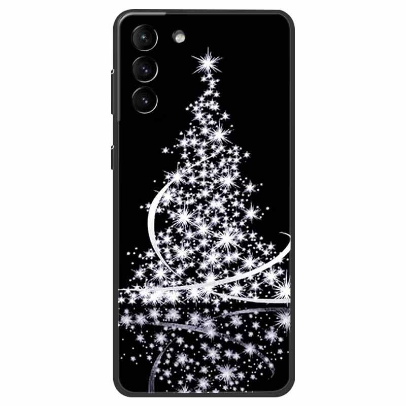 Christmas Case For Samsung S21 Plus Case S21 FE Silicone Soft TPU Cover for Samsung Galaxy S21 / S21 Ultra FE + 5G Case New Year