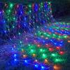 Solar Powered LED Starry Net Decorative Lights