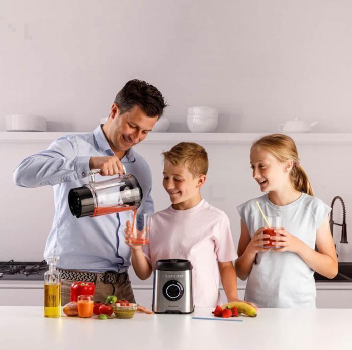 Taurus - Blender PRIOR ADVANCE 1800 2 L 1800 W Black, Stainless Steel, Transparent