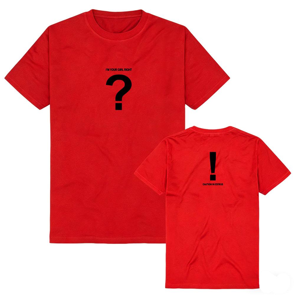 

I M YOUR GIRL RIGHT Tee Tove Lo ESTRUS Album Design T-shirt O-neck Short Sleeve Cotton Female Tshirts Graphic Merch Soft Unisex XS червоний
